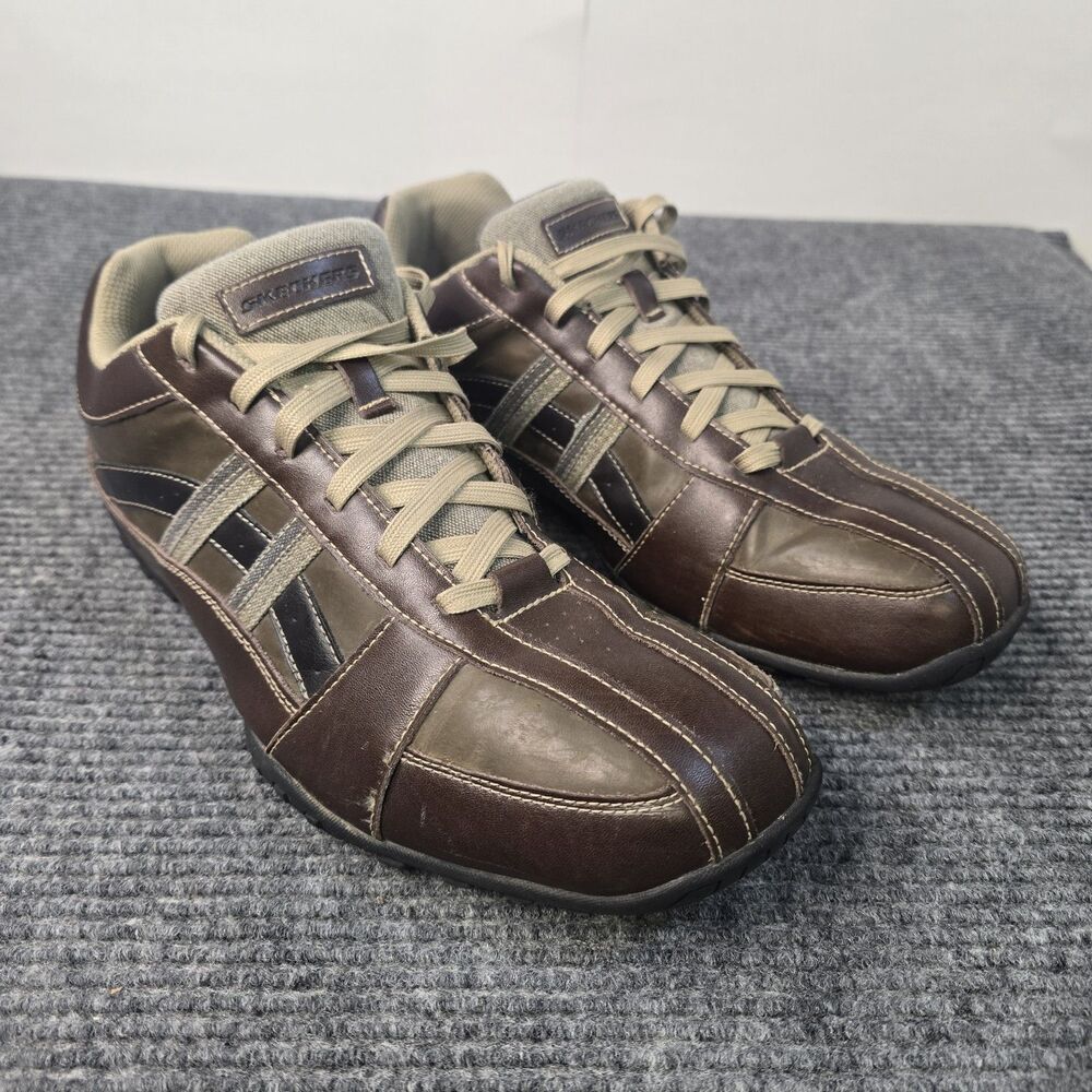 Skechers Citywalk Malton Oxford Sneakers Brown Men’s Size 14 & Dr Sholl Insert
